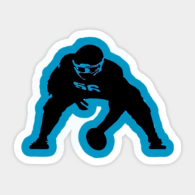 American Football OFFENSIVE LINE Sticker by nicolasleonard